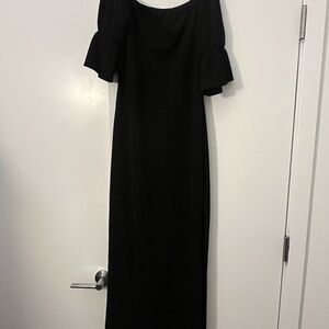 Elegant Black Off-Shoulder Dress